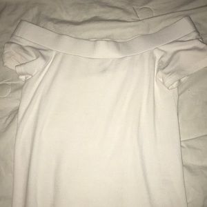 White off shoulder top